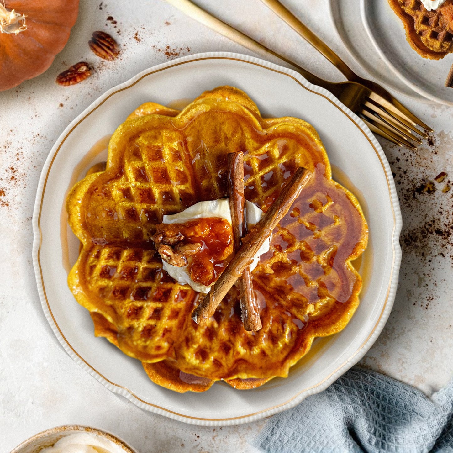 Protein Pumpkin Spice Waffles (Limited Edition)