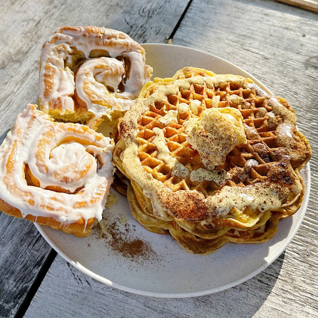 CinnaBun Waffles